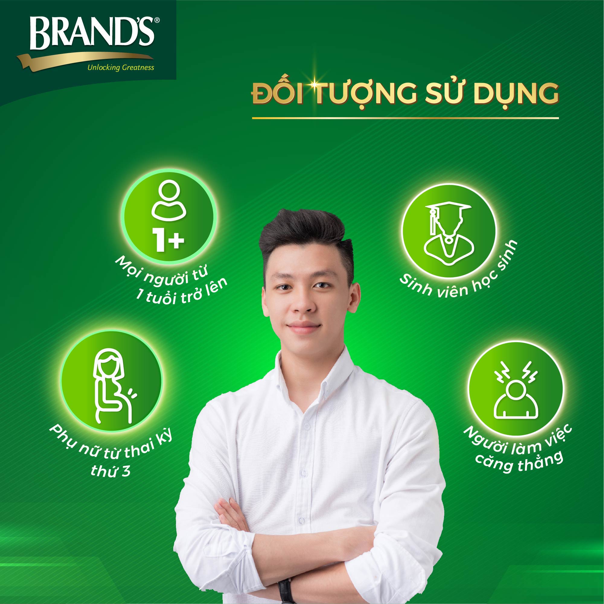 Combo 2 Hộp 6 Chai Nước Cốt Gà BRAND'S (70ml/Chai)