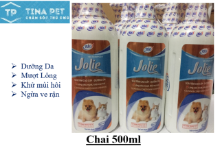 HCMSữa tắm dưỡng da lông siêu mượt khử mùi hôi chó mèo BIO JOLIE 500ml thumbnail