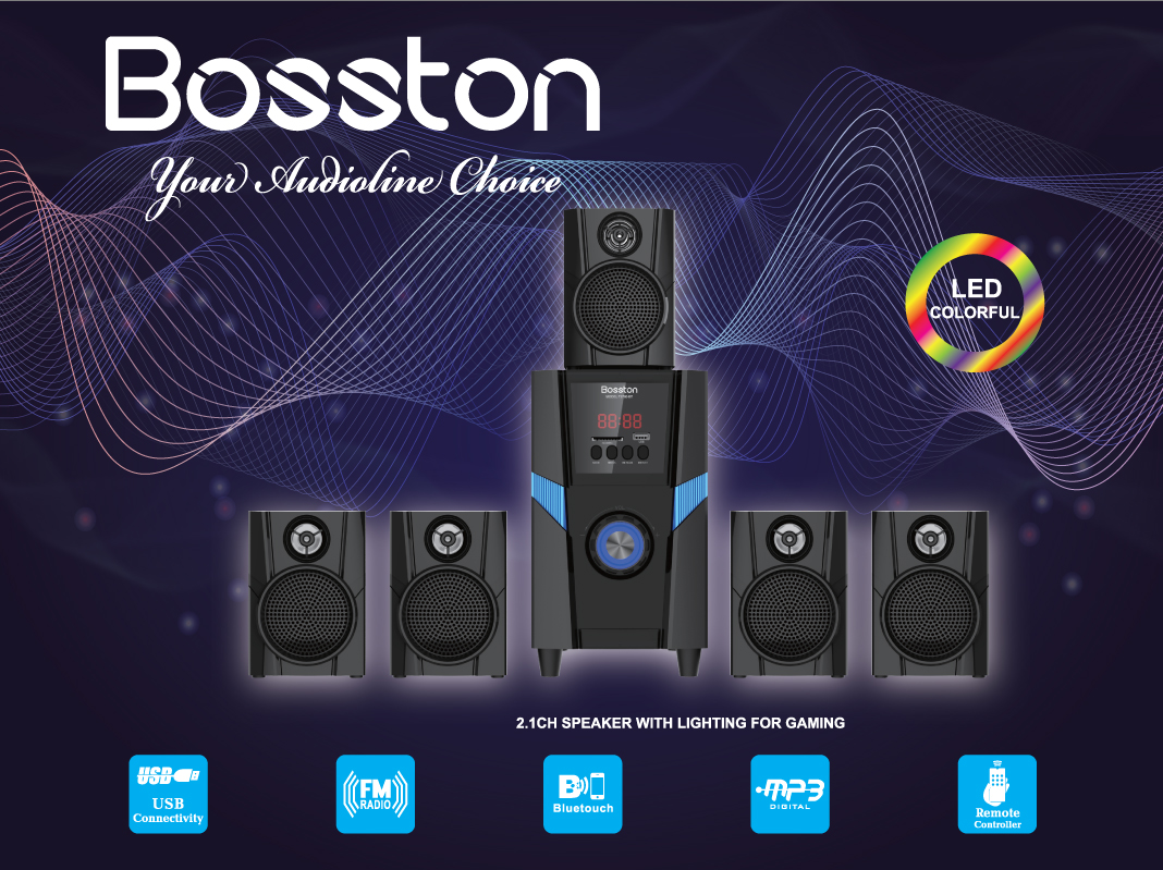 Loa vi tính 5.1 kiêm bluetooth usb thẻ nhớ bosston t3800-bt loa 5.1 bosston t3800-bt loa vi tính bosston bluetooth 5.1 t3800-btloa 5.1 bosston t3800-bt – led rgb (bluetooth, usb ...