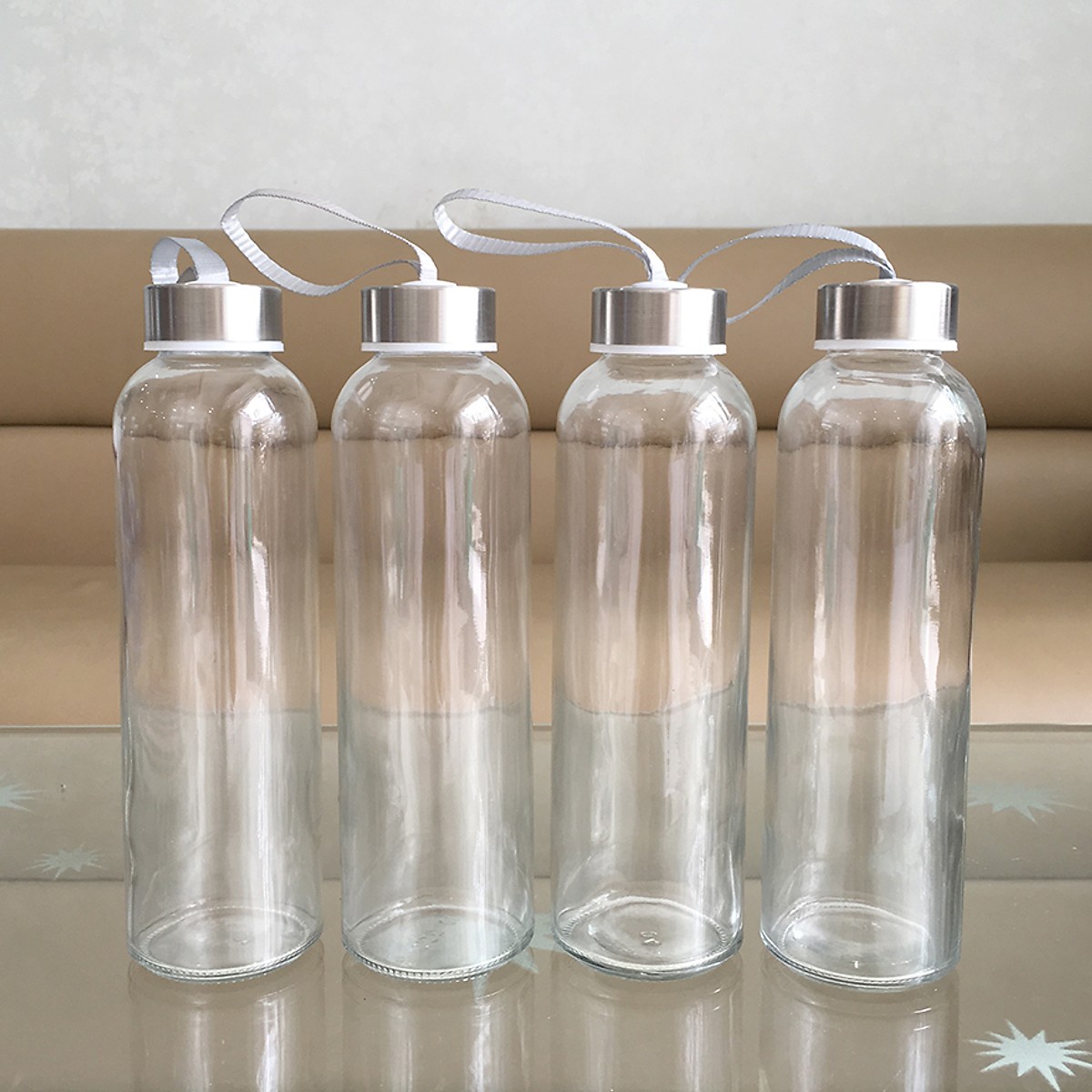 Bình Đựng Nước Thủy Tinh Dung Tích 500ml