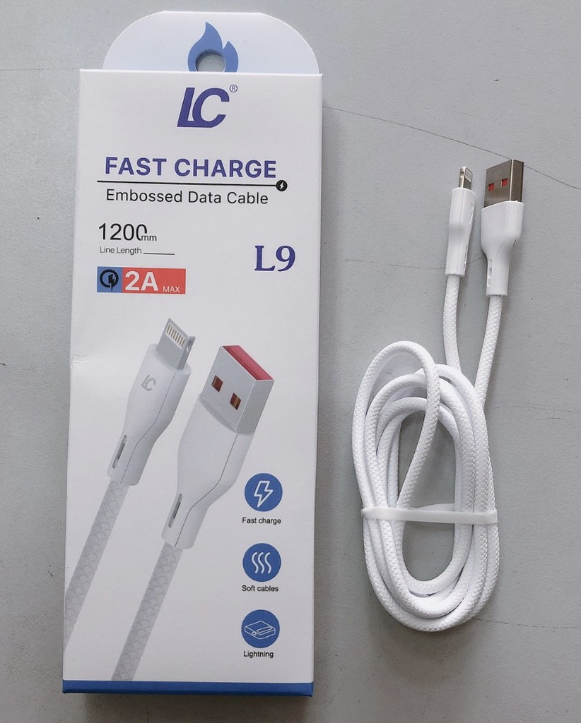 Cáp Sạc, Sạc Nhanh, Usb To Lightning/Type-C, Lc-L9