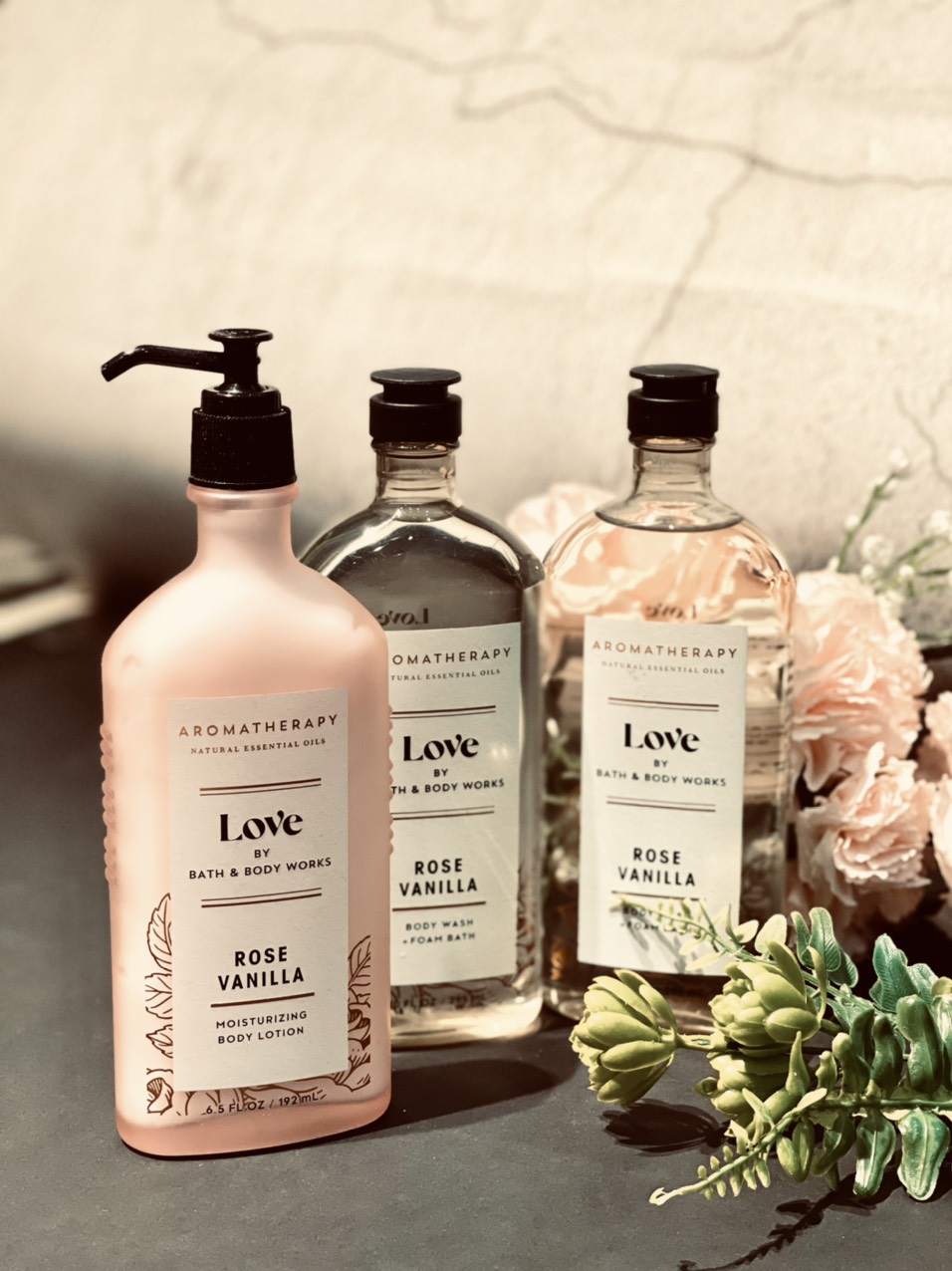 Lotion sữa tắm AROMATHERAPY Bath & body Works bill Mỹ