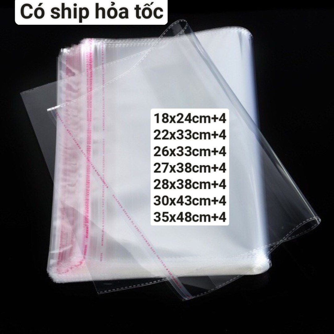 TÚI BÓNG KÍNH, TÚI OPP DÁN MIỆNG 100G