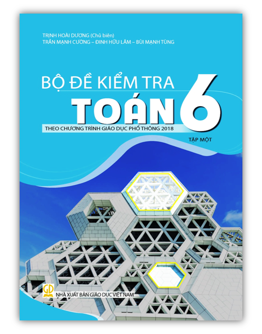 Sách - Combo Bộ đề kiểm tra Toán lớp 6 - ( Tập 1 + Tập 2 )