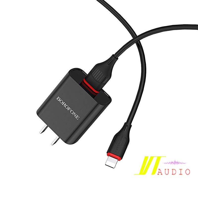 Bộ Sạc Iphone. Bộ Sạc nhanh Borofone BA20 Lightning 2.1A