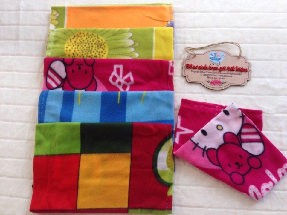 5 CHĂN LÓT VUÔNG NỈ CHO BÉ SƠ SINH