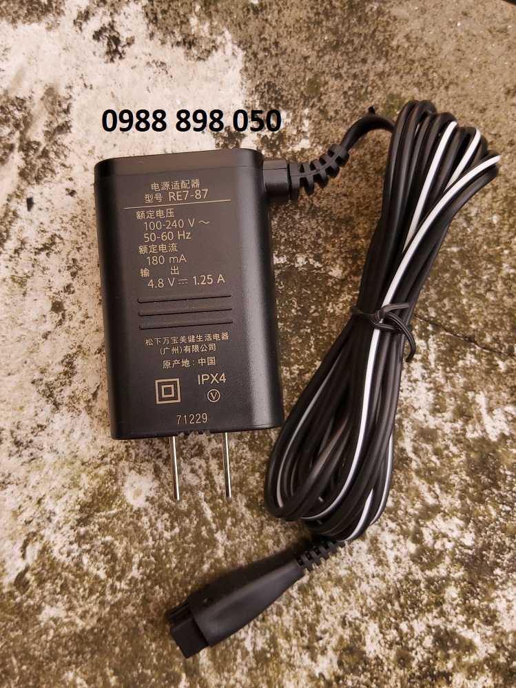 Sạc cạo râu panasonic re7-87 phù hợp với rc1-80 es-lt2a sf21 st21 rt34 eslc60