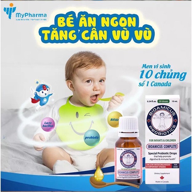 ✔️️️Men vi sinh Bioamicus Complete 10 chủng - Chính hãng Canada (Tặng quà xinh)