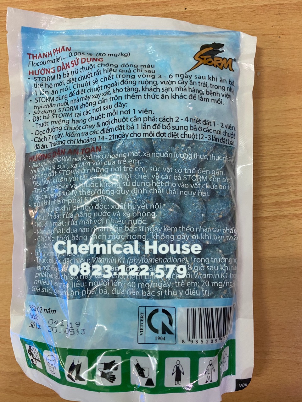 [HCM][ DIỆT ChUỘT CẢ ĐÀN ]STORM - Thuốc Diệt Chuột Storm 0005% BB 1kg [HÀNG CÓ SẴN]