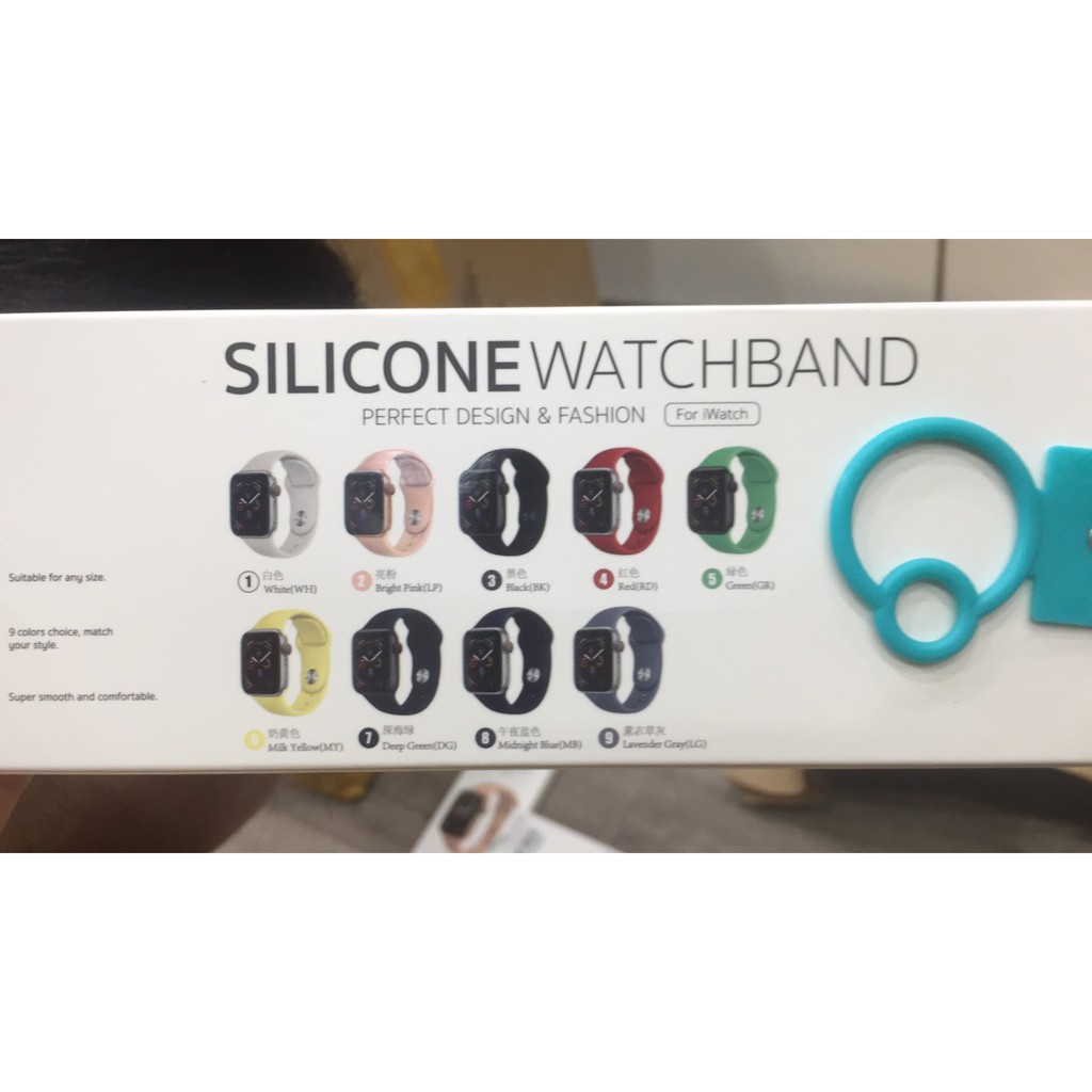 DÂY ĐEO SILICON CHO WATCH 1-5 FULL SIZE COTEetCI