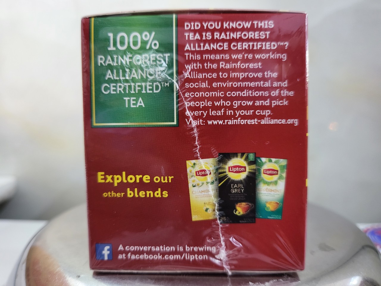 [Hộp ĐỎ 60g – ENGLISH BREAKFAST] TRÀ ĐEN TÚI LỌC [Indonesia] LIPTON Rich Black Tea Bags (halal)