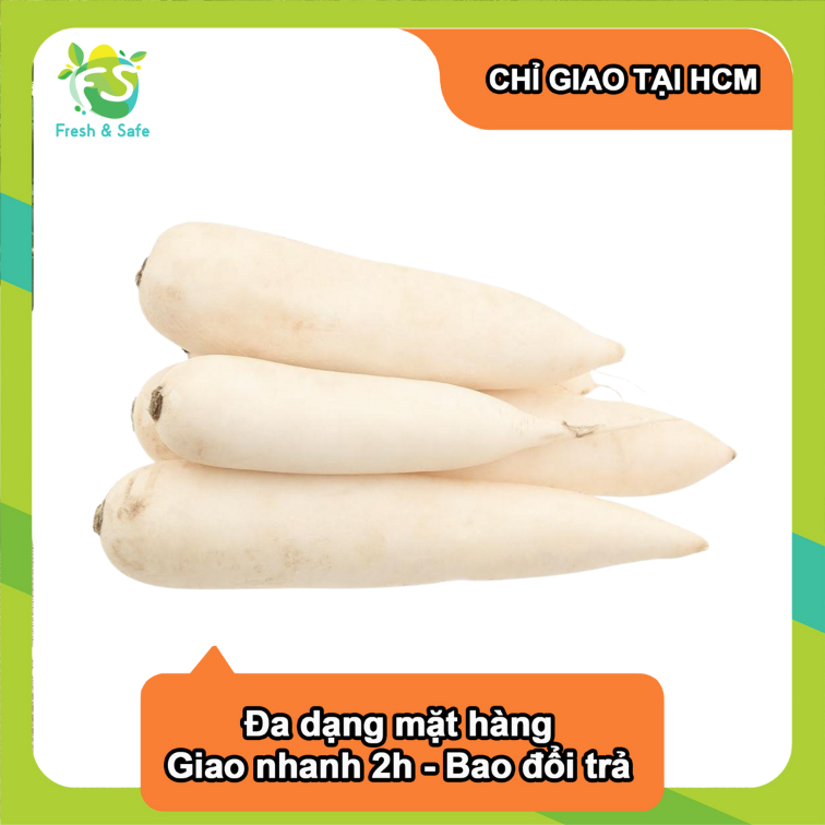 [Chỉ Giao HCM] Củ Cải Trắng - 500g
