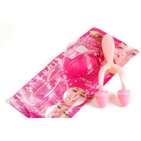 Cây lăn massage 2 đầu lăn tròn tạo dáng nâng mũi dọc dừa thon gọn - Dụng cụ massage lăn nâng mũi - Dụng cụ kẹp nâng mũi - Kẹp nâng mũi Hàn Quốc - Cây lăn massage thon gọn cánh mũi tại nhà