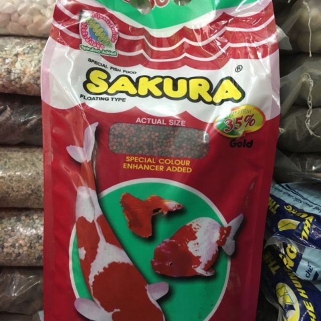 Thức ăn cho cá Sakura (bao bì mới)2.2kg