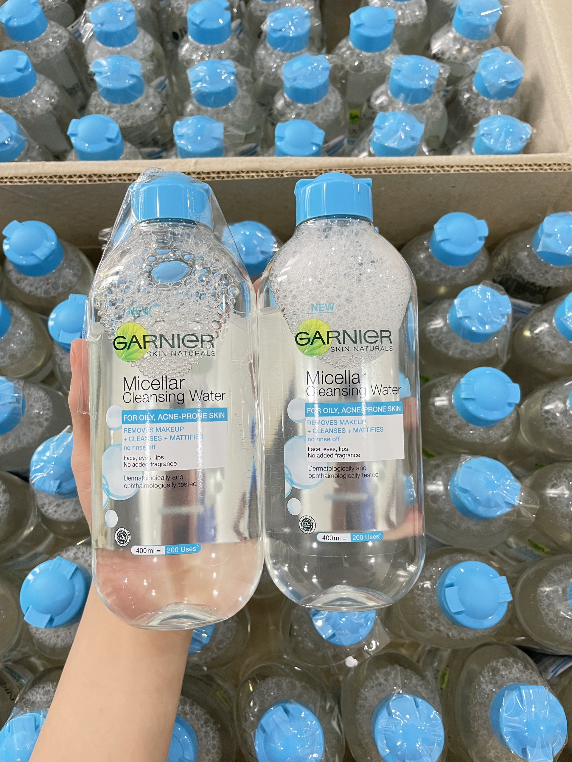 [HCM]Nước tẩy trang Garnier Micellar cleansing water 400ml
