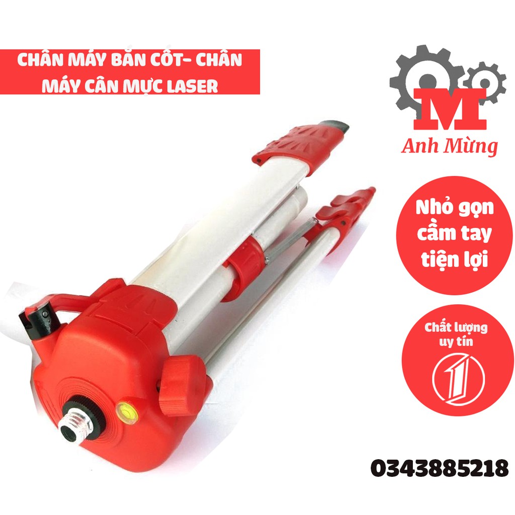 Chân máy bắn cốt 1m2 - chân máy cân mực laser