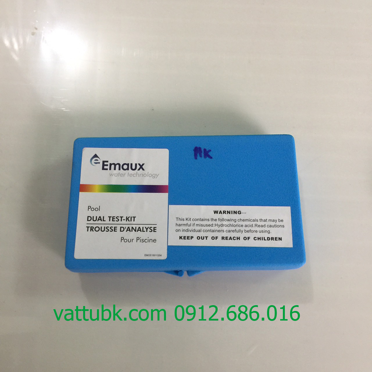 BỘ TEST THỬ NƯỚC BỂ BƠI EMAUX- HONGKONG