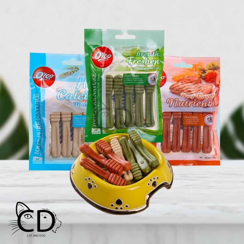 Xương Gặm Orgo Cho Chó Làm Sạch răng ,Bổ Sung Canxi hình bàn chải