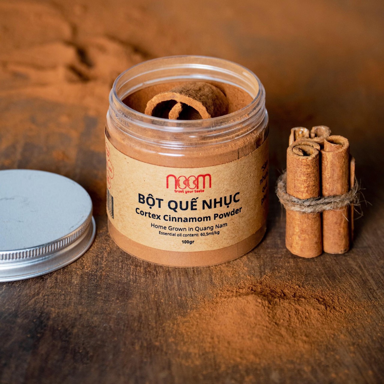 Bột Quế Nhục Noom - 100gr (100% bột vỏ quế không da)