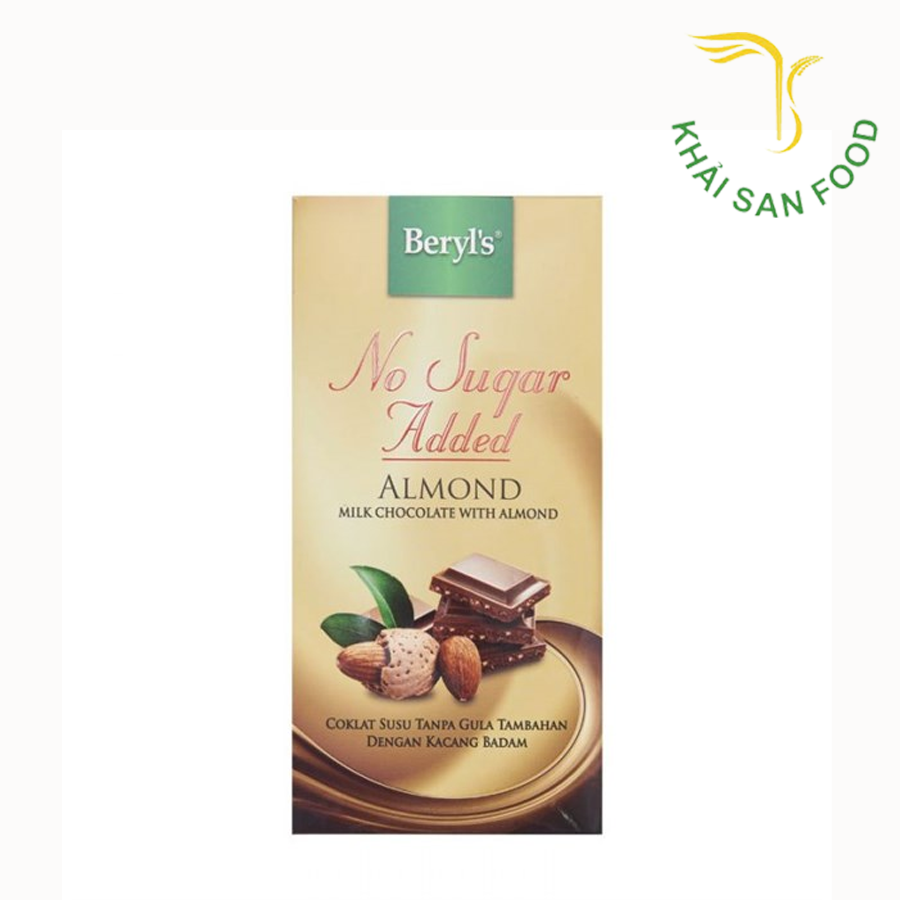 Sô Cô La Beryls 85G (Sữa Hạnh Nhân Không Đường)