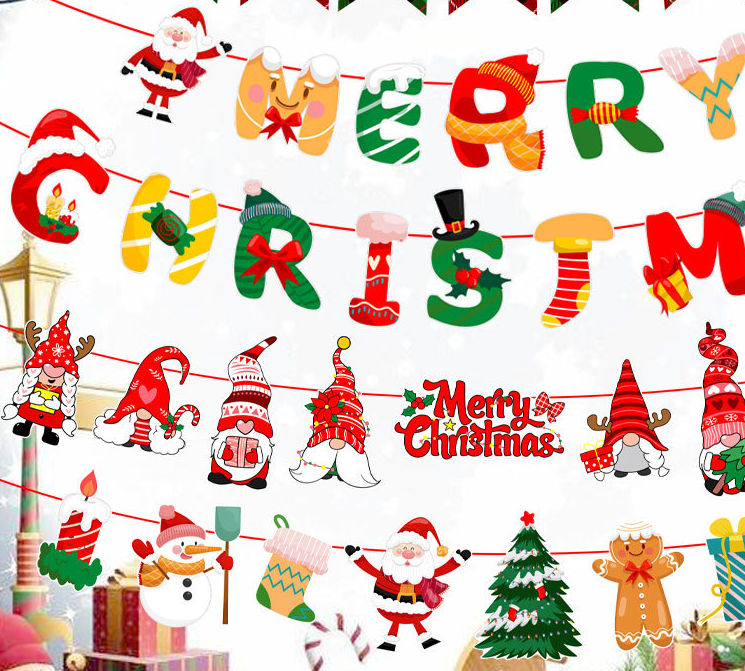 BST 01  CỜ TREO NOEL NHIỀU MẪU ...