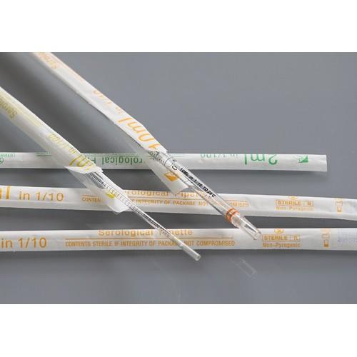 Pipet thẳng bằng nhựa 5ml tiệt trùng, đóng gói từng cái