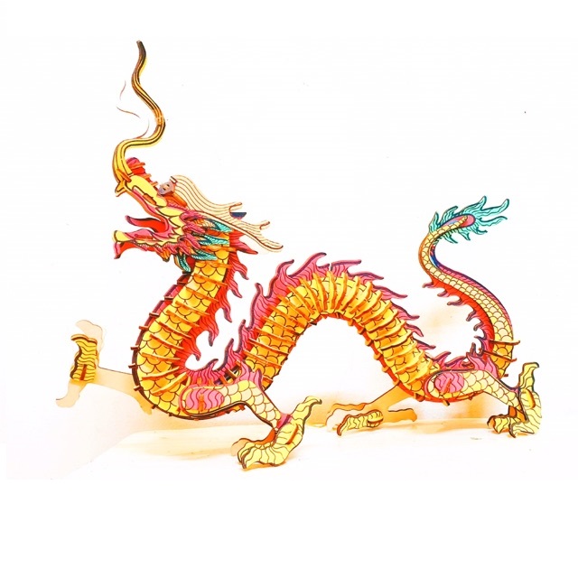[HCM]Đồ chơi lắp ráp 3D gỗ mô hình Dragon cắt laser