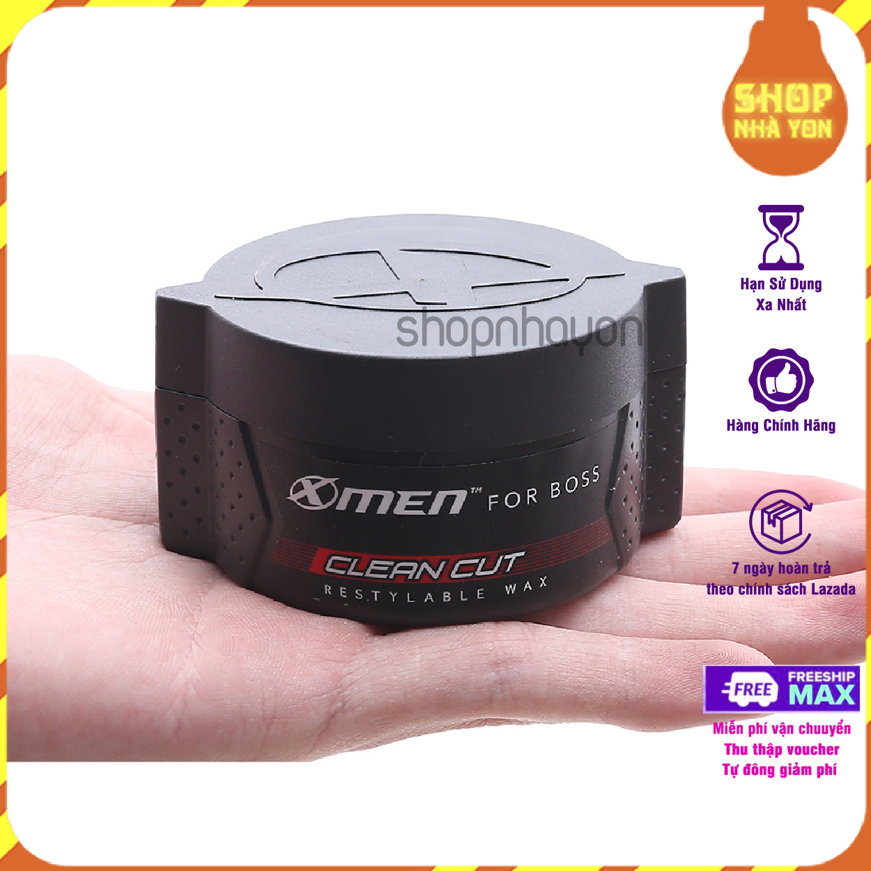 Sáp vuốt tóc X-Men For Boss Clean Cut 70g