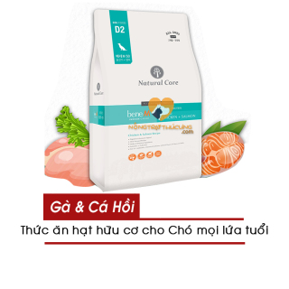 Thức Ăn Hạt Natural Core Bene M50 Cho Chó - Vị Thịt Gà & Cá Hồi - [Nông Trại Thú Cưng] thumbnail