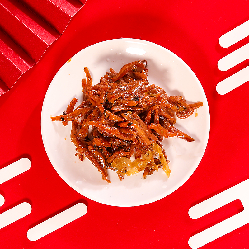 Cá Cay Hồ Nam Ăn Vặt Trung Quốc - Cá Cơm Cay Tẩm Vị Ăn Liền - Gói 12G - foody.taiwan