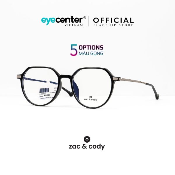 Giá bán Gọng kính cận nam nữ chính hãng ZAC & CODY B31 kim loại chống gỉ nhập khẩu by Eye Center Vietnam