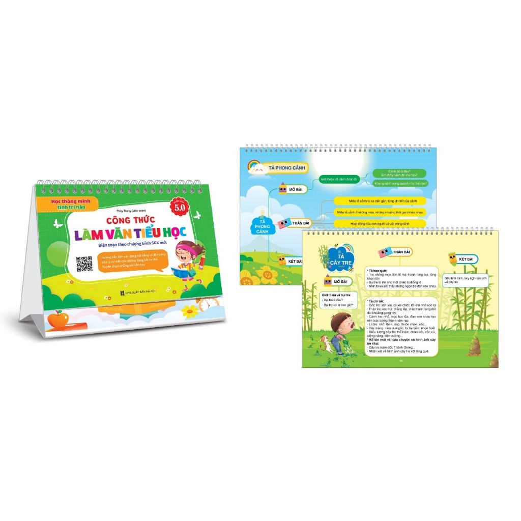 Sách - Bộ Lịch Công Thức Làm Văn Tiểu Học (Phiên bản 5.0)