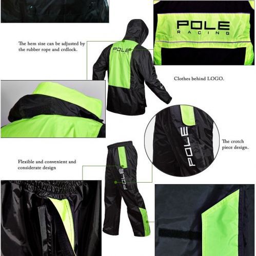 Áo mưa cao cấp Pole racing