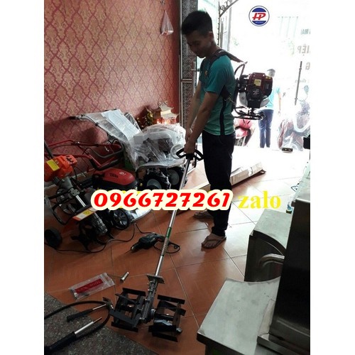 Combo Máy xạc cỏ,xới đất đeo lưng Honda GX35