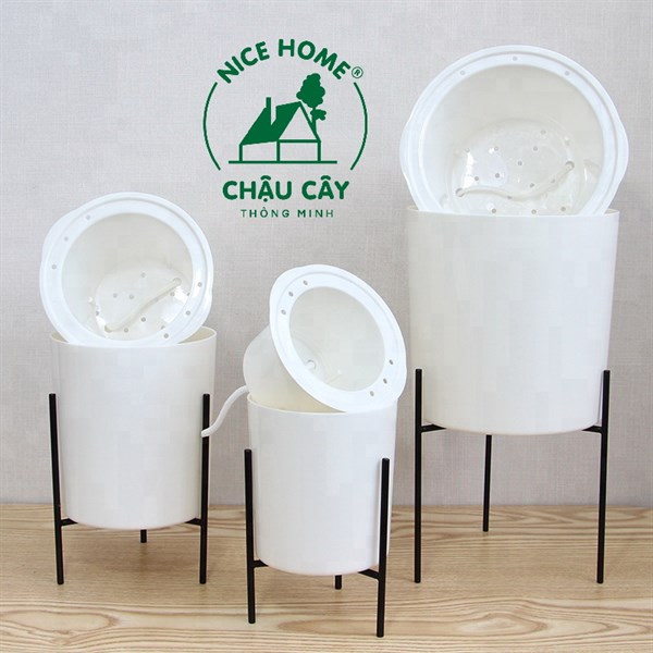 Chậu cây tự dưỡng thông minh- TA03 Iron