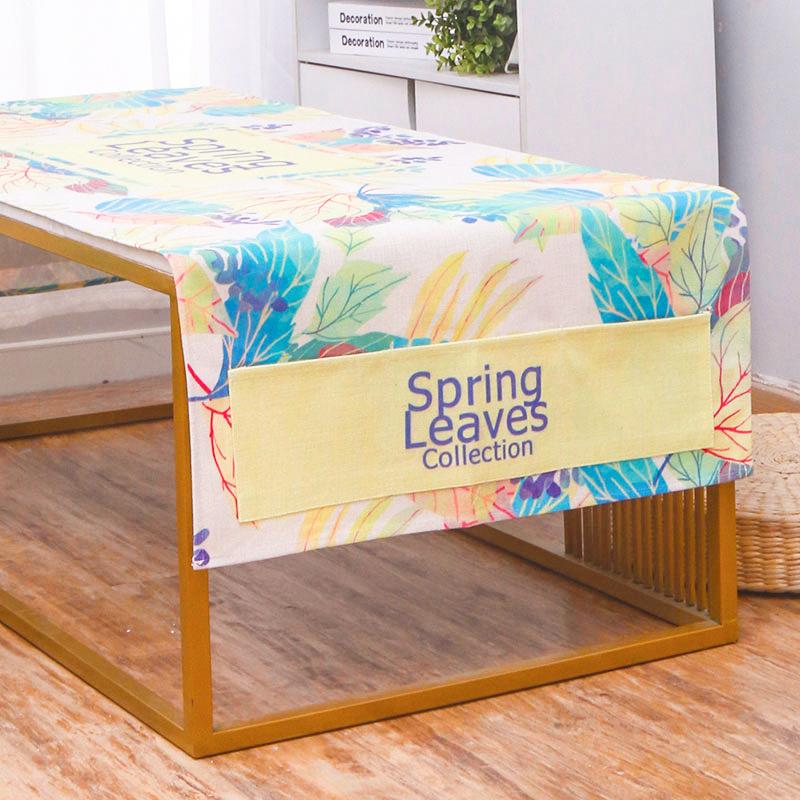 Modern Rectangular tablecloth dustproof  80X190cm Tea table cover Cotton and linen tablecloth 80X190cm