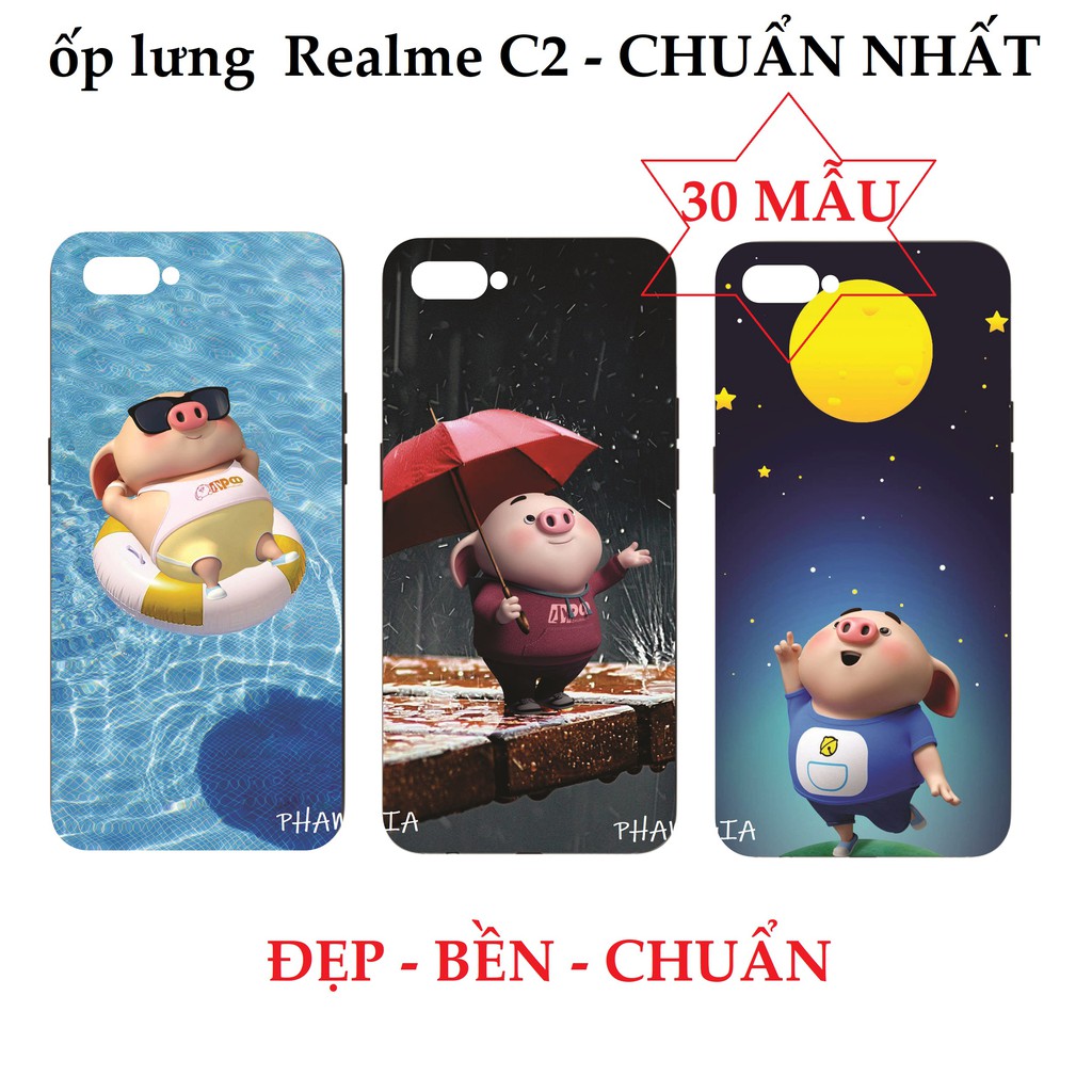 Ốp lưng hình realme c2 (mẫu heo series)