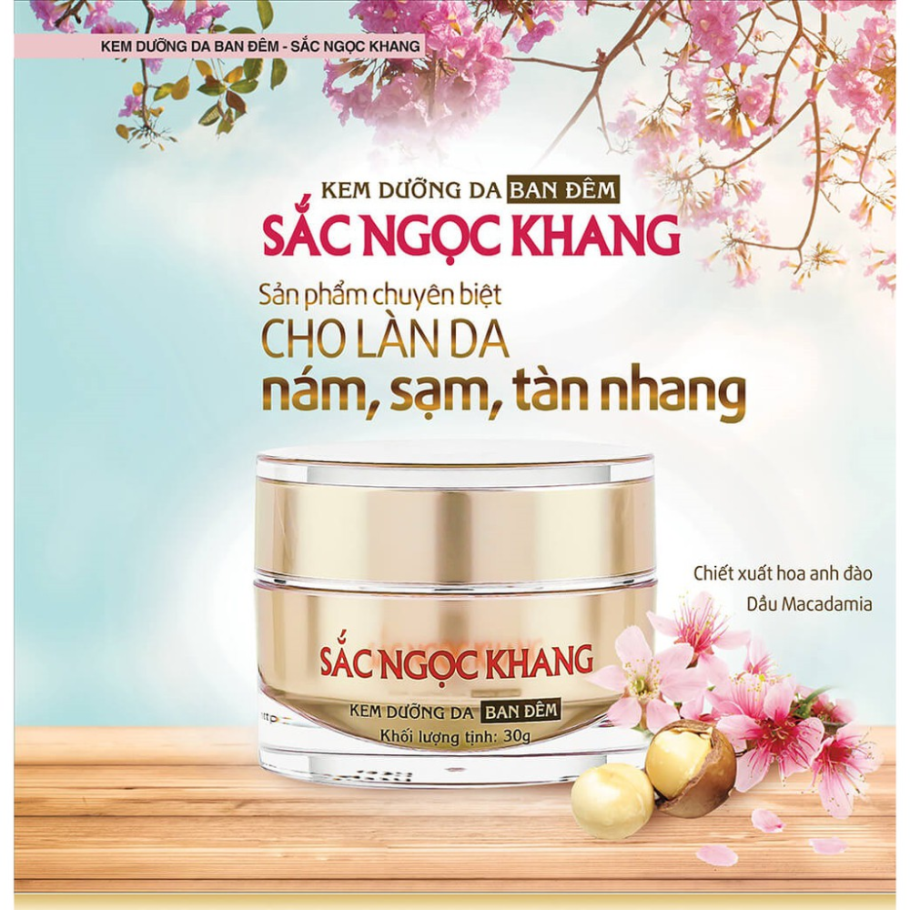[HCM]Kem Dưỡng Da Sắc Ngọc Khang (loại 30gr)