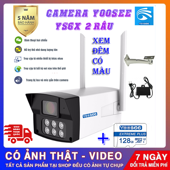 >> BÁO GIÁ (KÈM THẺ CHUYÊN DỤNG LÊN TỚI 64GB,TRỊ GIÁ 399K) CAMERA WIFI TRONG NHÀ VÀ NGOÀI TRỜI YOOSEE S10, 3.0 MPX ,ĐÀM T | Shopee Lazada Sendo Tiki mới nhất 92 (KÈM THẺ CHUYÊN DỤNG 128GBBẢO HÀNH 5 NĂM)Camera IP Wifi Yoosee ngoài trời trong nhà YS 6XXEM Đêm có Màuđộ phân giải 3.0 mpx FUll HD Ghi âm Ghi HìnhQuan sát ngày đêm theo dõi đối tượng kháng nước