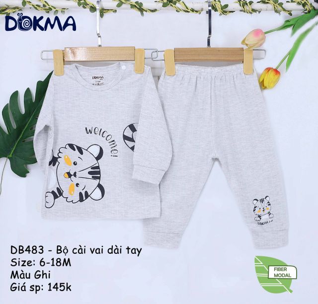 DOKMA BỘ DÀI TAY MỎNG CHO BÉ