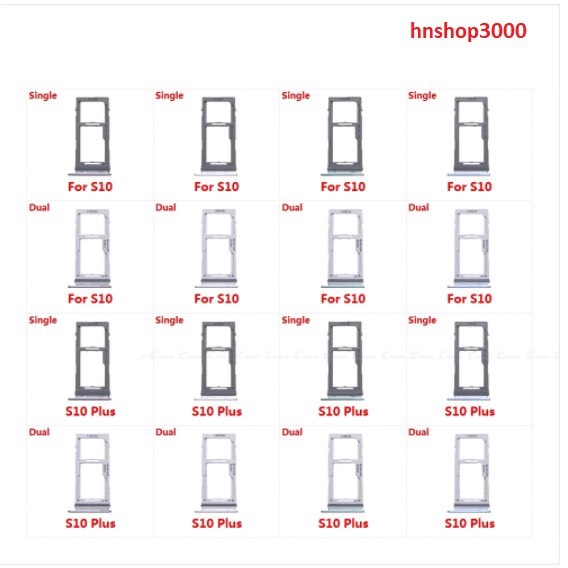 Khay sim Samsung  Note 10 Plus / Note 10+ 5G  2 sim zin chính hãng