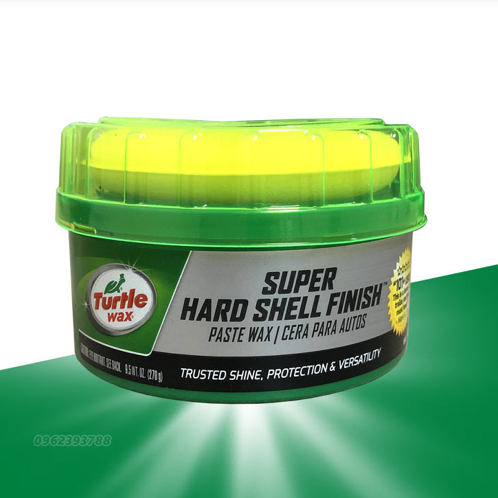 Sáp đánh bóng bảo vệ sơn xe ô tô Super Hard Shell Car Wax Paste Turtle Wax