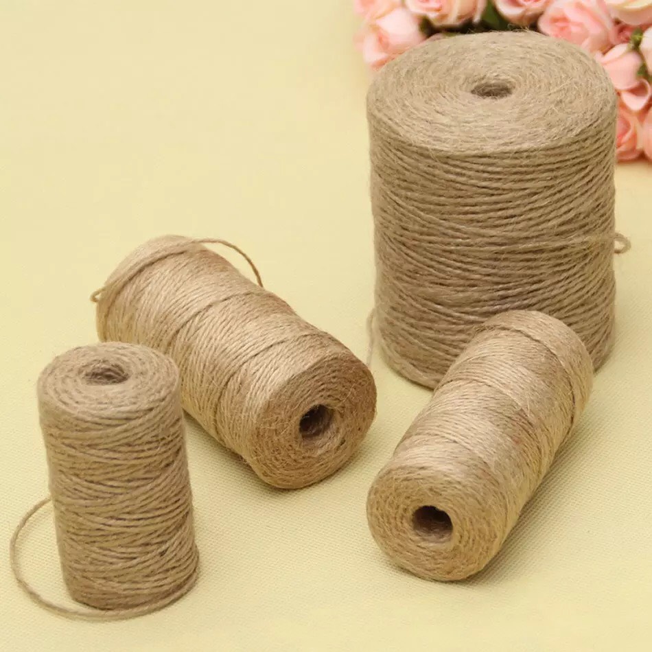 Cuộn dây thừng dài 30 mét làm đồ handmade, quấn lọ hoa
