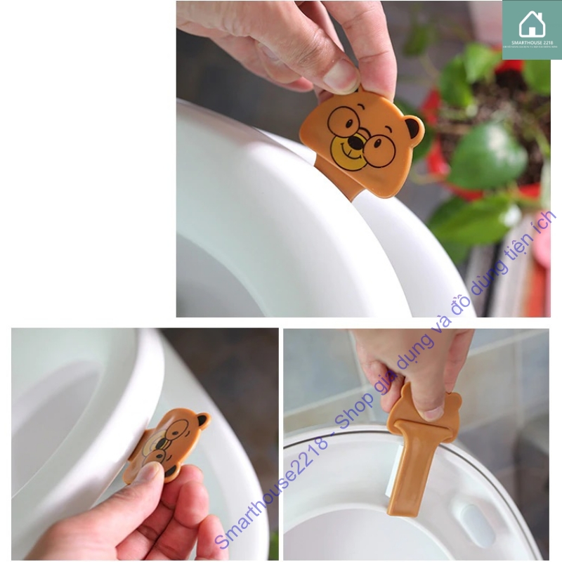 Tay cầm hỗ trợ đóng mở nắp bồn cầu