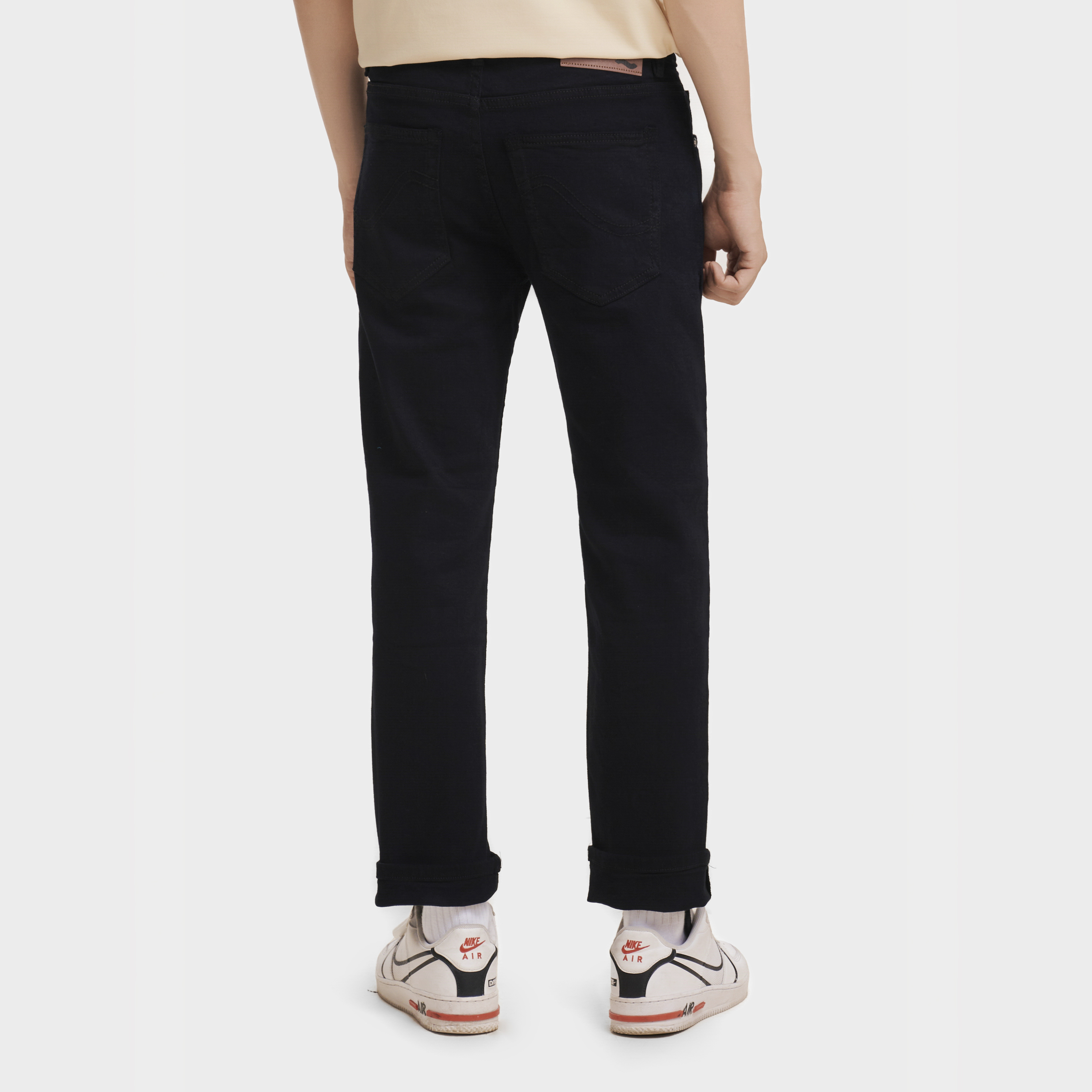 Quần Jean nam SAQJ23 Basic SlimFit Black chất co giản dễ dàng vận động