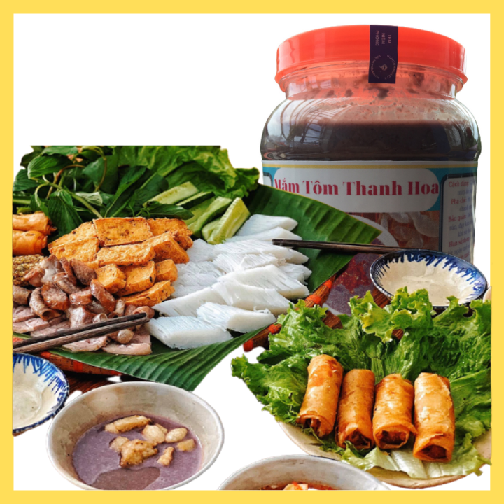 Mắm tôm ngon Thanh Hóa hũ 800gram