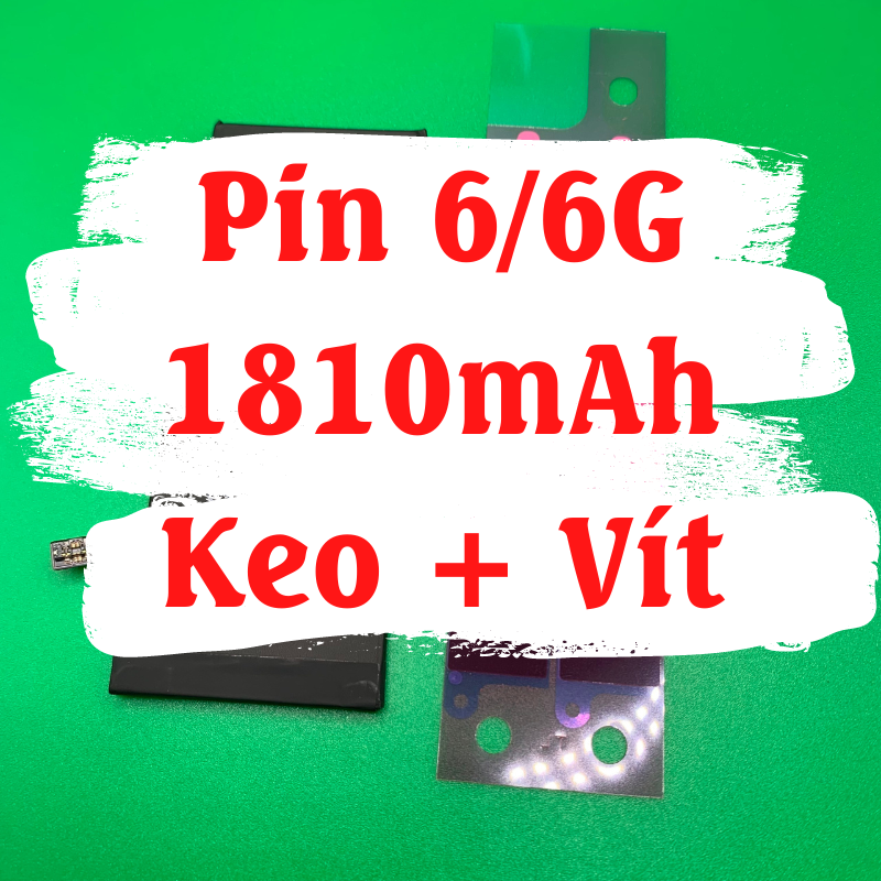 [TĂNG KEO + VÍT] Pin 5/5S/5C/6/6plus/6S/6splus/7/7plus/8/8plus MỚI 100% 0 LẦN SẠC
