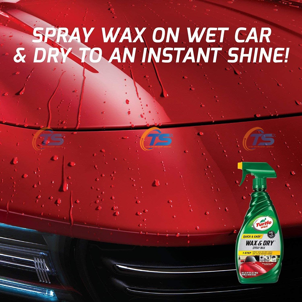 Dung Dịch Đánh Bóng Sơn Xe Nhanh Turtle Wax & Dry 769ml