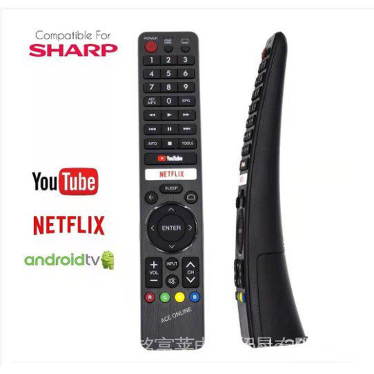 Sharp gb345wjsa thiết bị điều khiển từ xa cho tv android gb326wjsa gb238wjsa,gb105wjsa, ga806wjsa, ga840wjs.