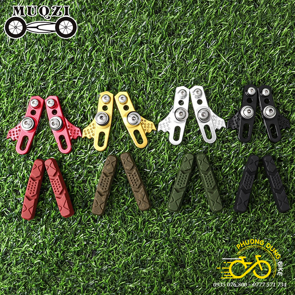 Cặp gôm phanh dành cho vành Carbon xe đạp MUQZI